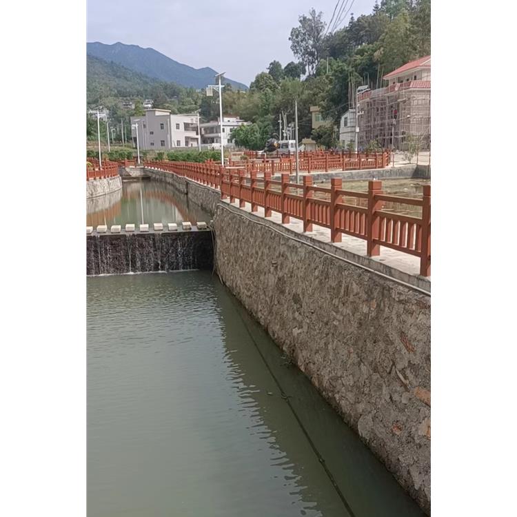 海口水泥仿木护栏