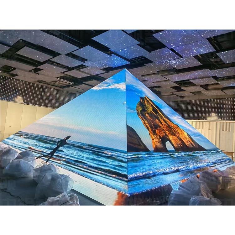 天津展览展示锥形立体造型创意LED屏 魔方立体造型创意LED屏-搜了网