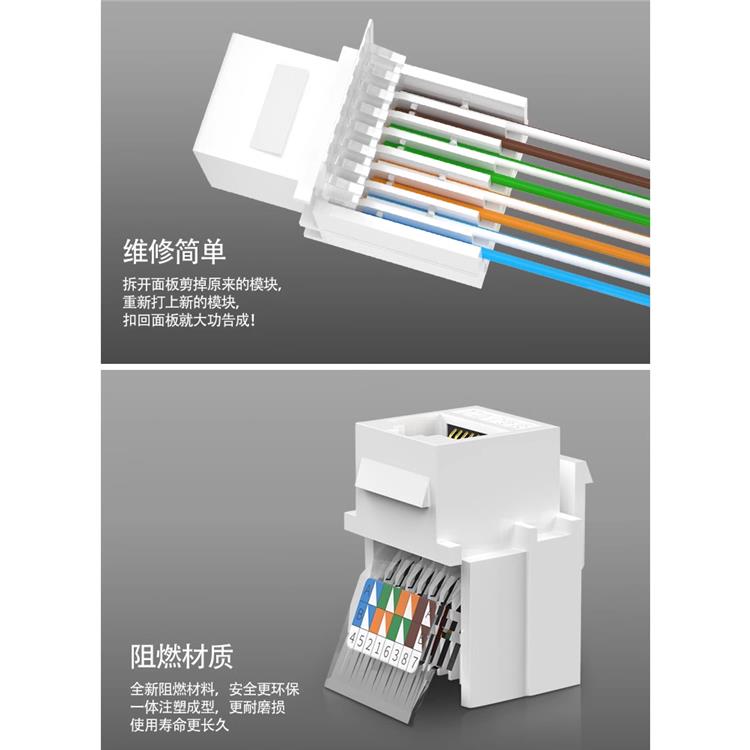 插座网络模块 全国发货 无需打线刀