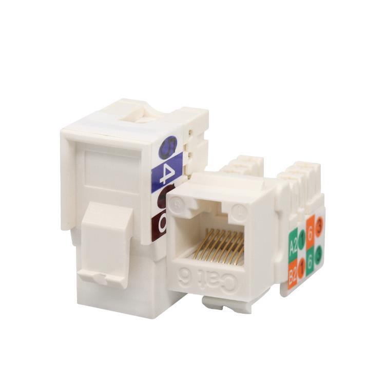 锌合金网络模块 纯铜镀金弹片 全国发货